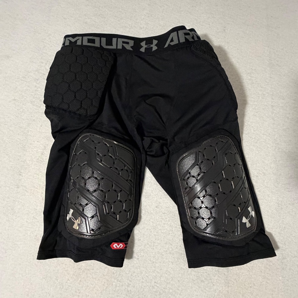 Under Armour HeatGear Padded Compression Short Mens Large Black McDavid Football